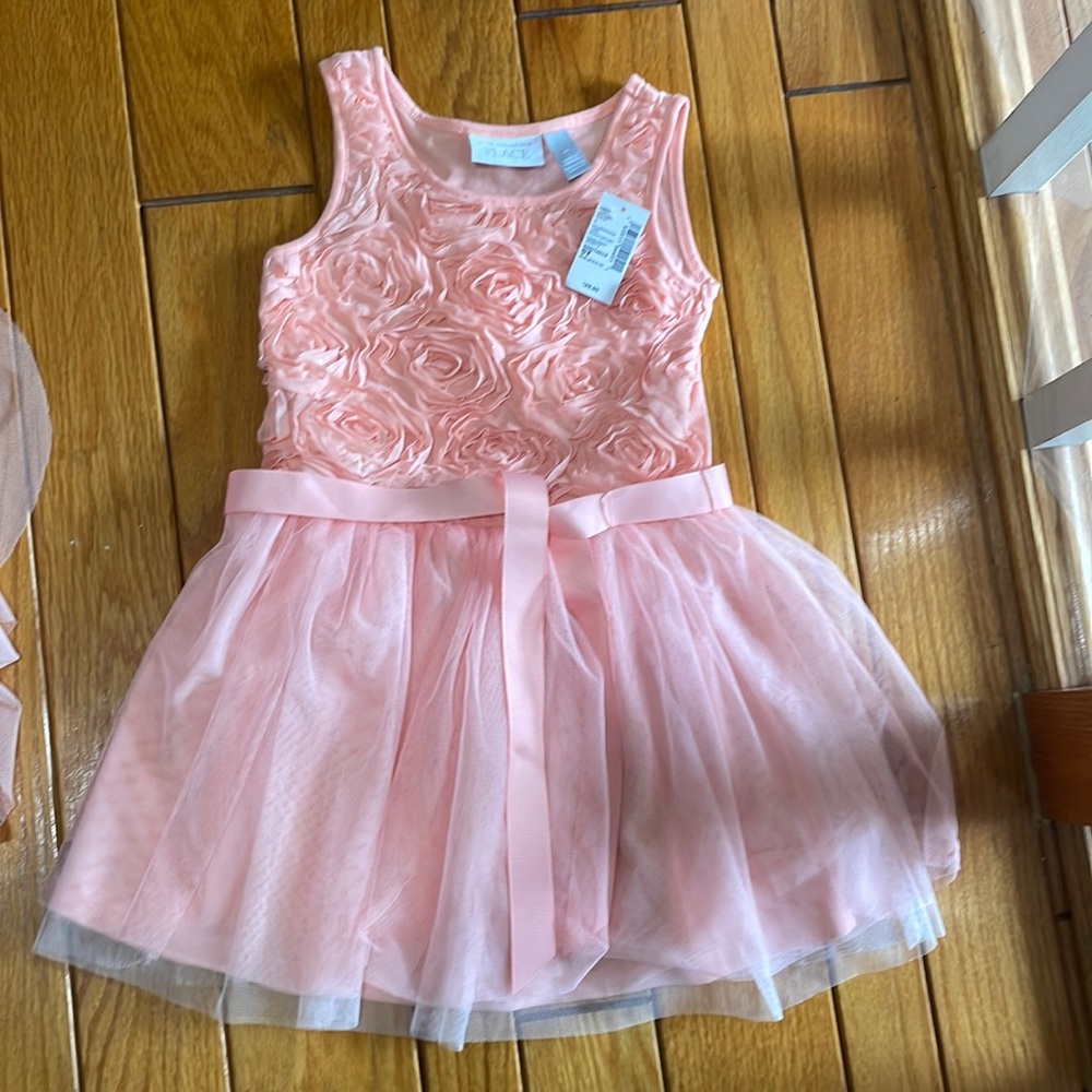 Children’s Place pink rosette dress. Perfect for Easter!